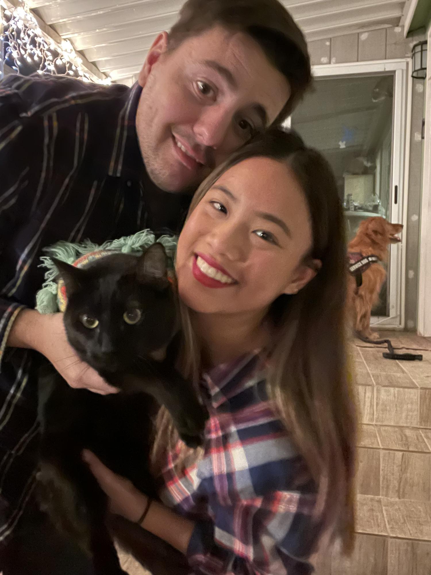 Our Little Family on Christmas Eve 2020