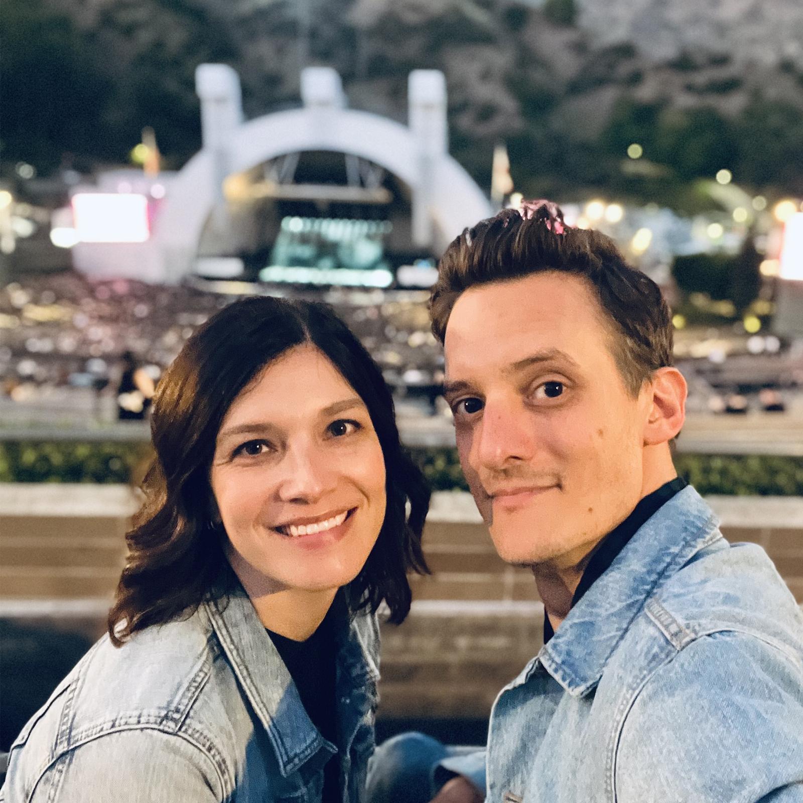Hollywood Bowl seeing Death Cab & Postal Service! 💀🚕