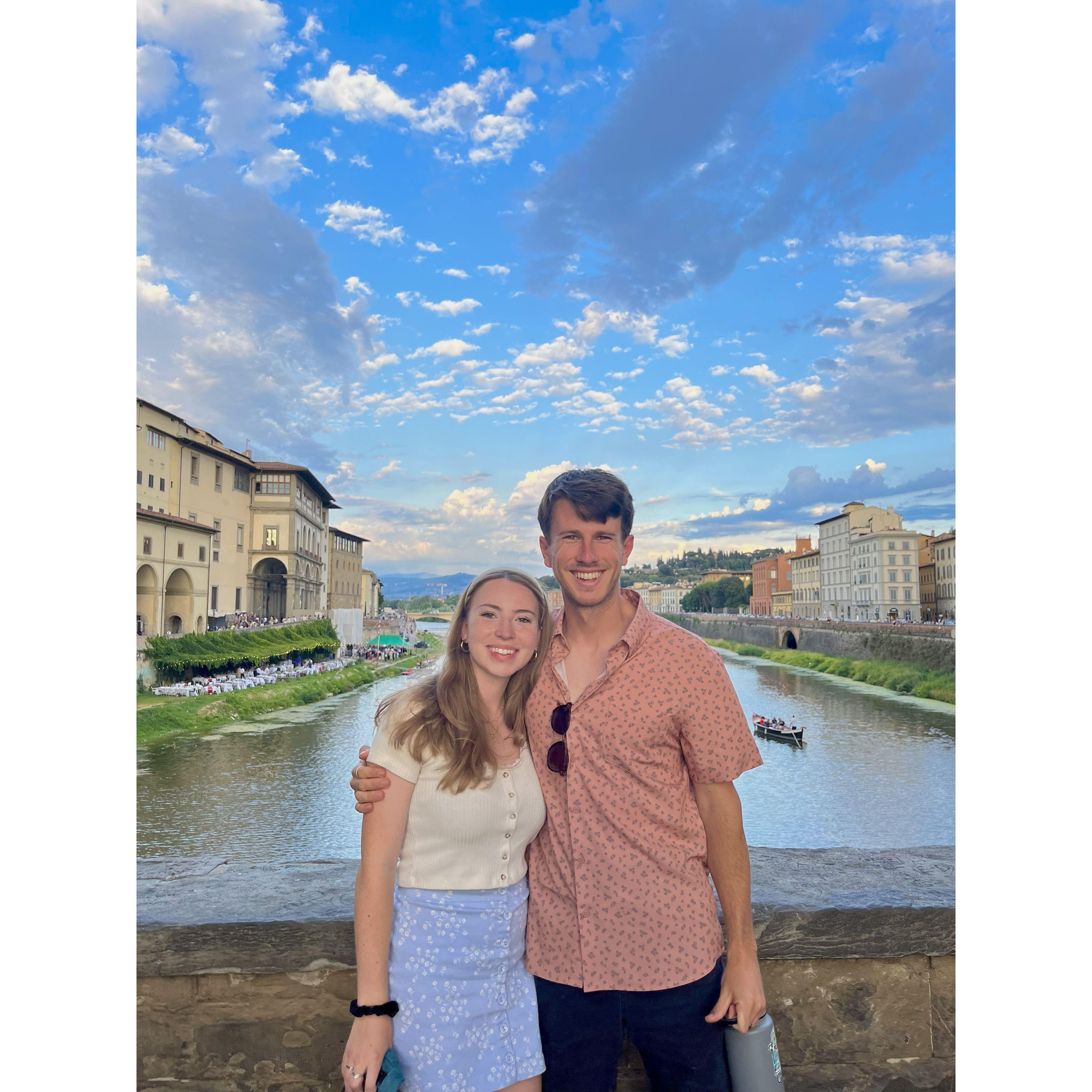 Our first trip to Europe together. Florence!