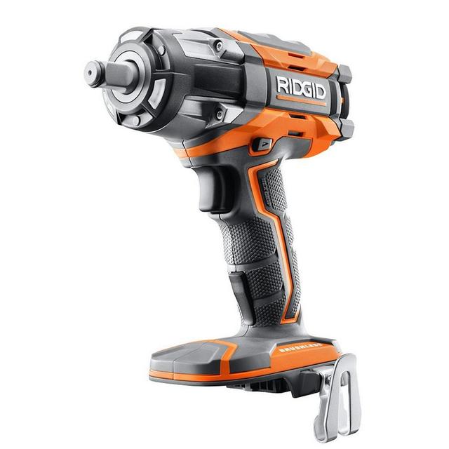 Ridgid R86011B OCTANE 18V Lithium Ion Cordless 1/2 Inch Impact Wrench w/ Belt Clip (Battery Not Included, Bare Tool Only)