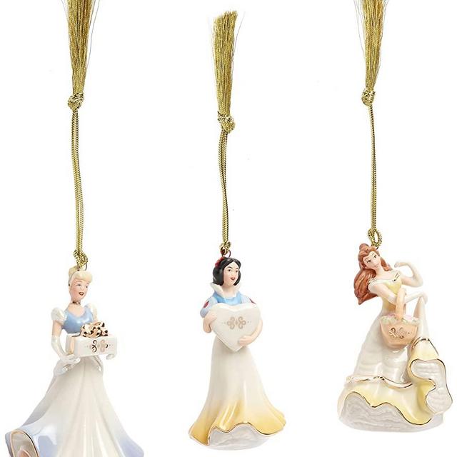 Lenox Princess 3-Piece Mini Ornament Set, 0.60 LB, Multi, 3 Count