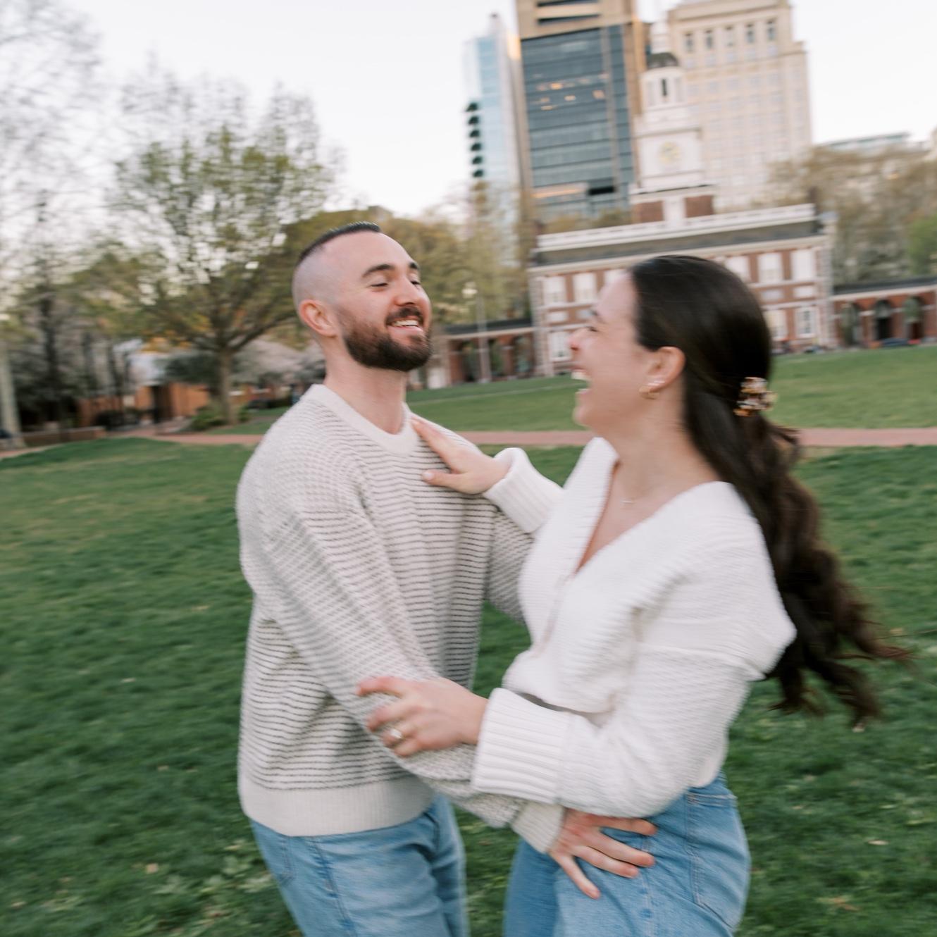 What are you two laughing about?