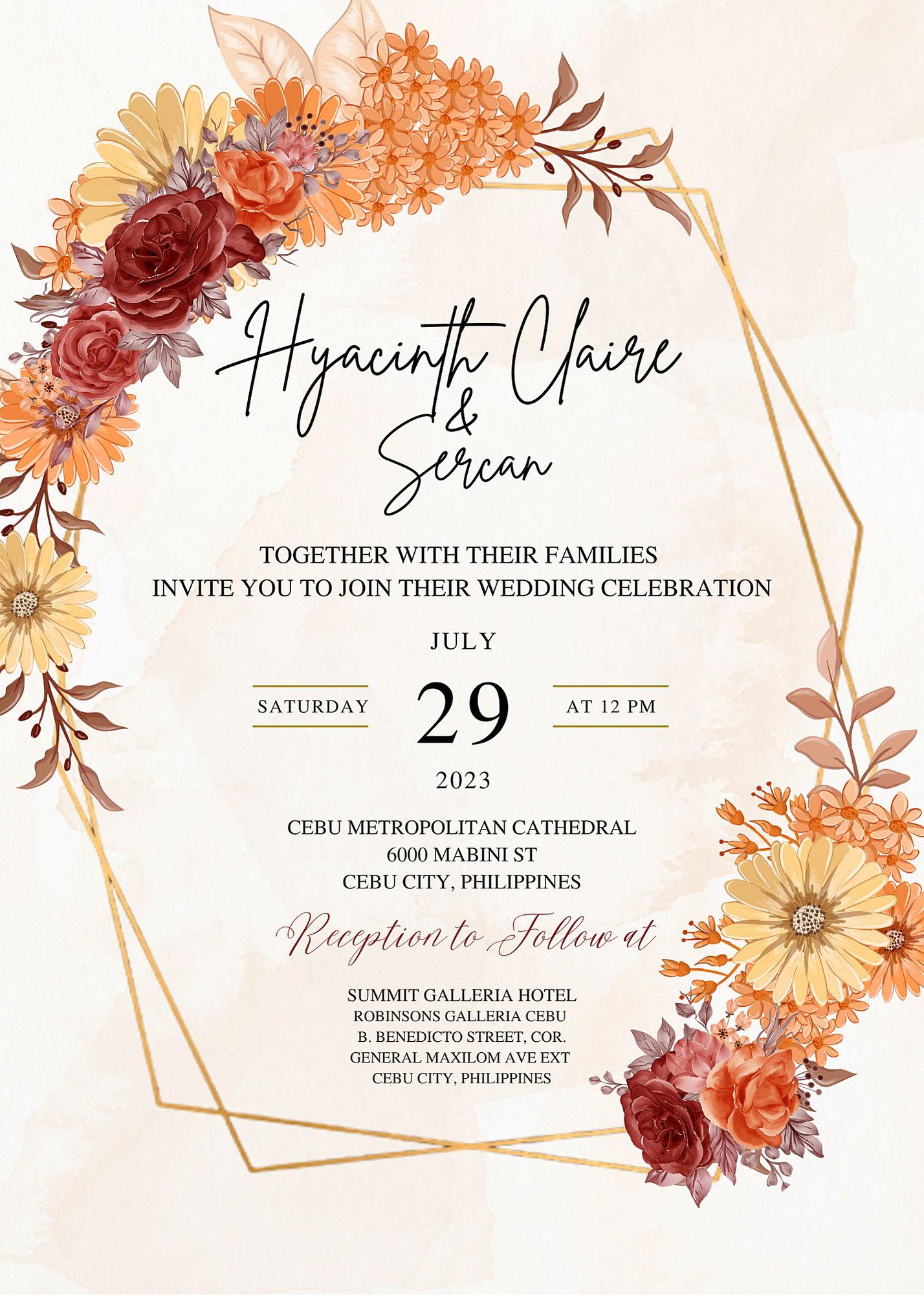 The Wedding Website of Cyndee Llanos and Sercan Gundogdu