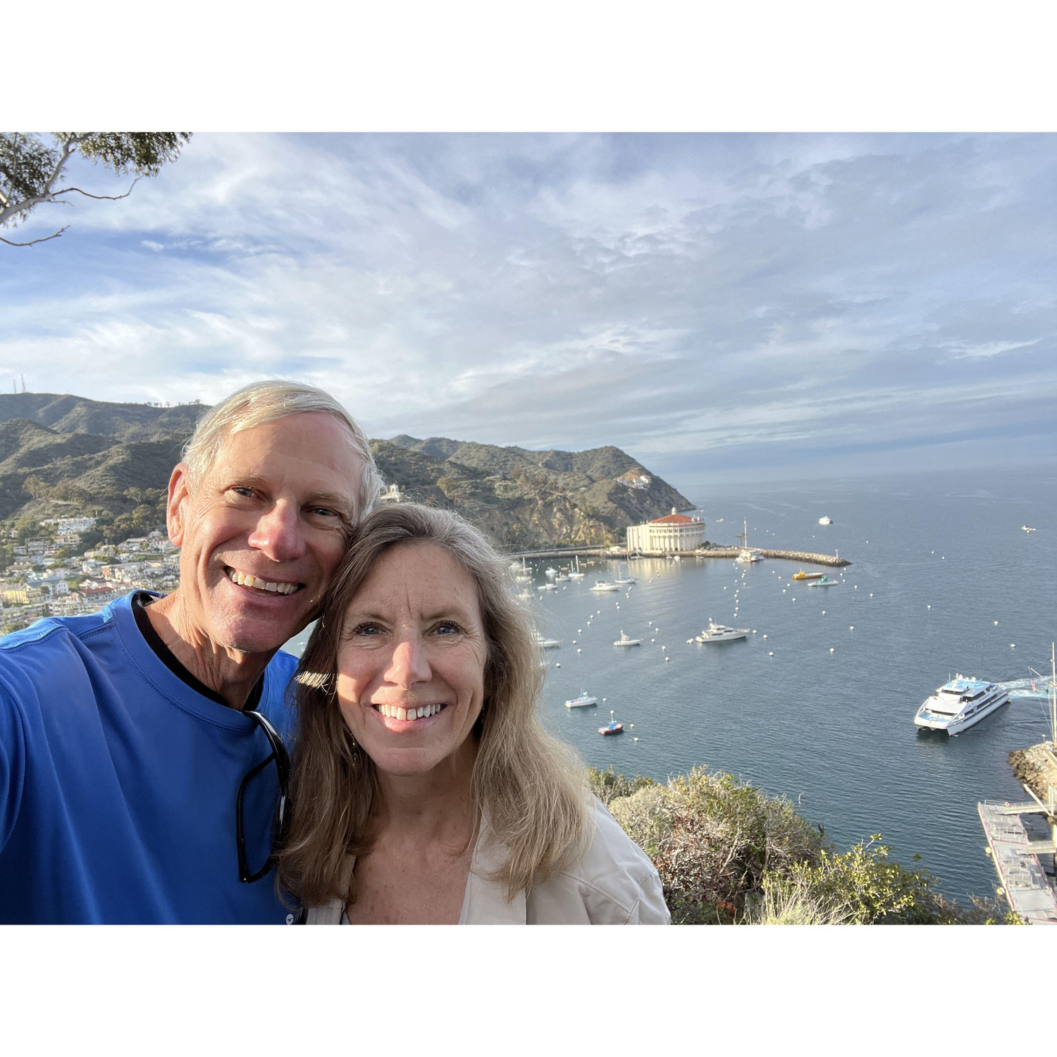 Special place for us -- Catalina Island. We had a "I want to be with you forever" ceremony here.