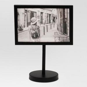 4"x6" Modern Standing Single Picture Frame Black - Project 62™