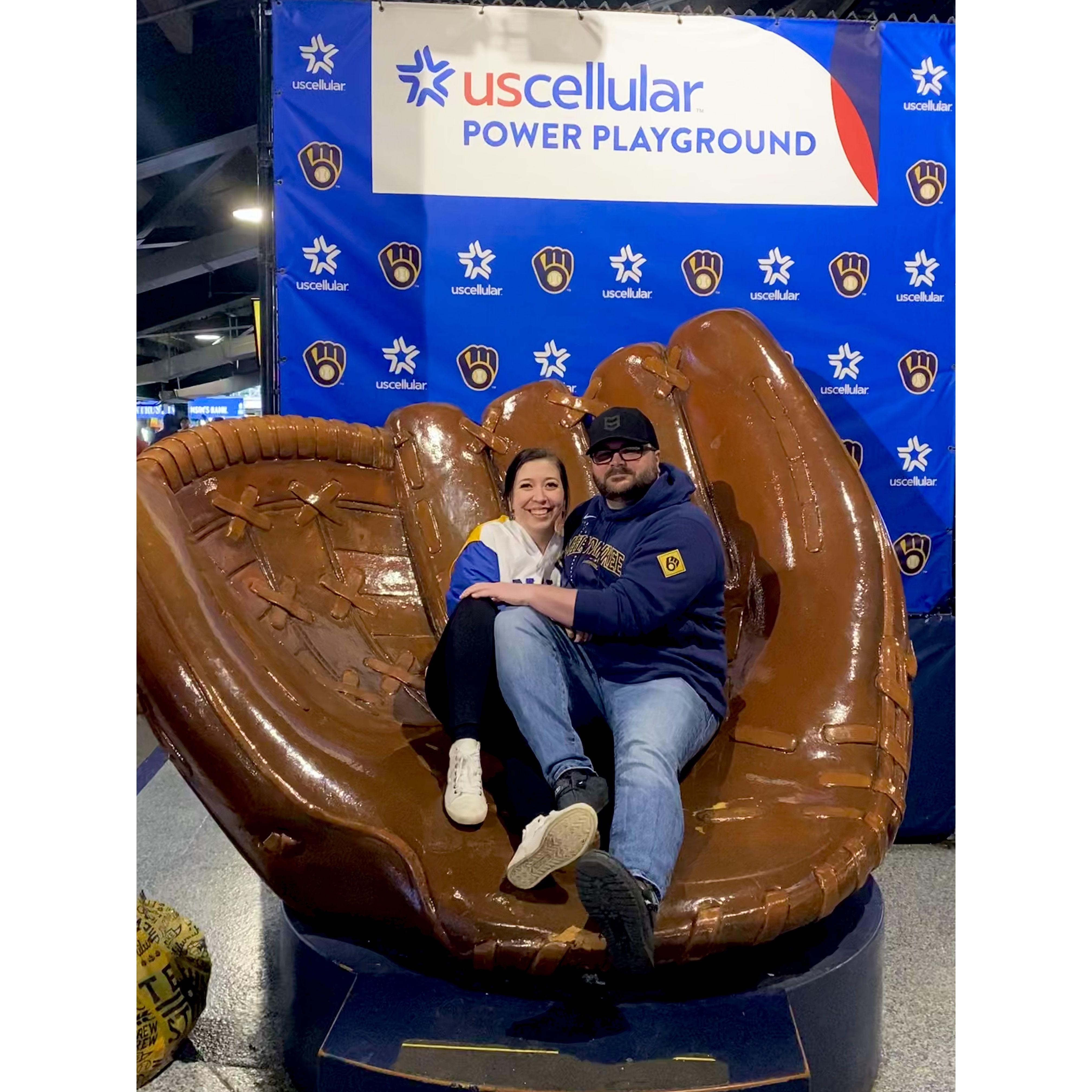You know it is true love when we both love each other more than we love the Brewers.