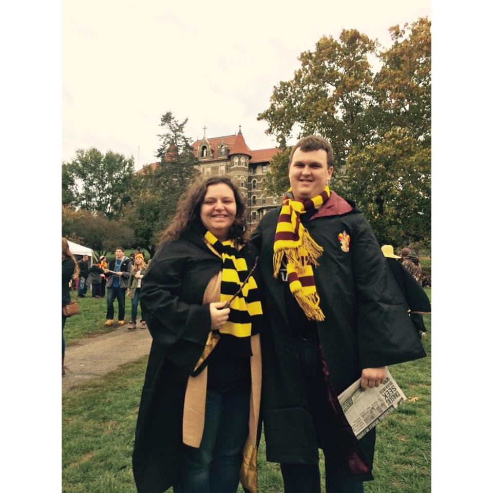 Oh, you didn't know? We went to Hogwarts! #Hufflepuff #Gryffindor