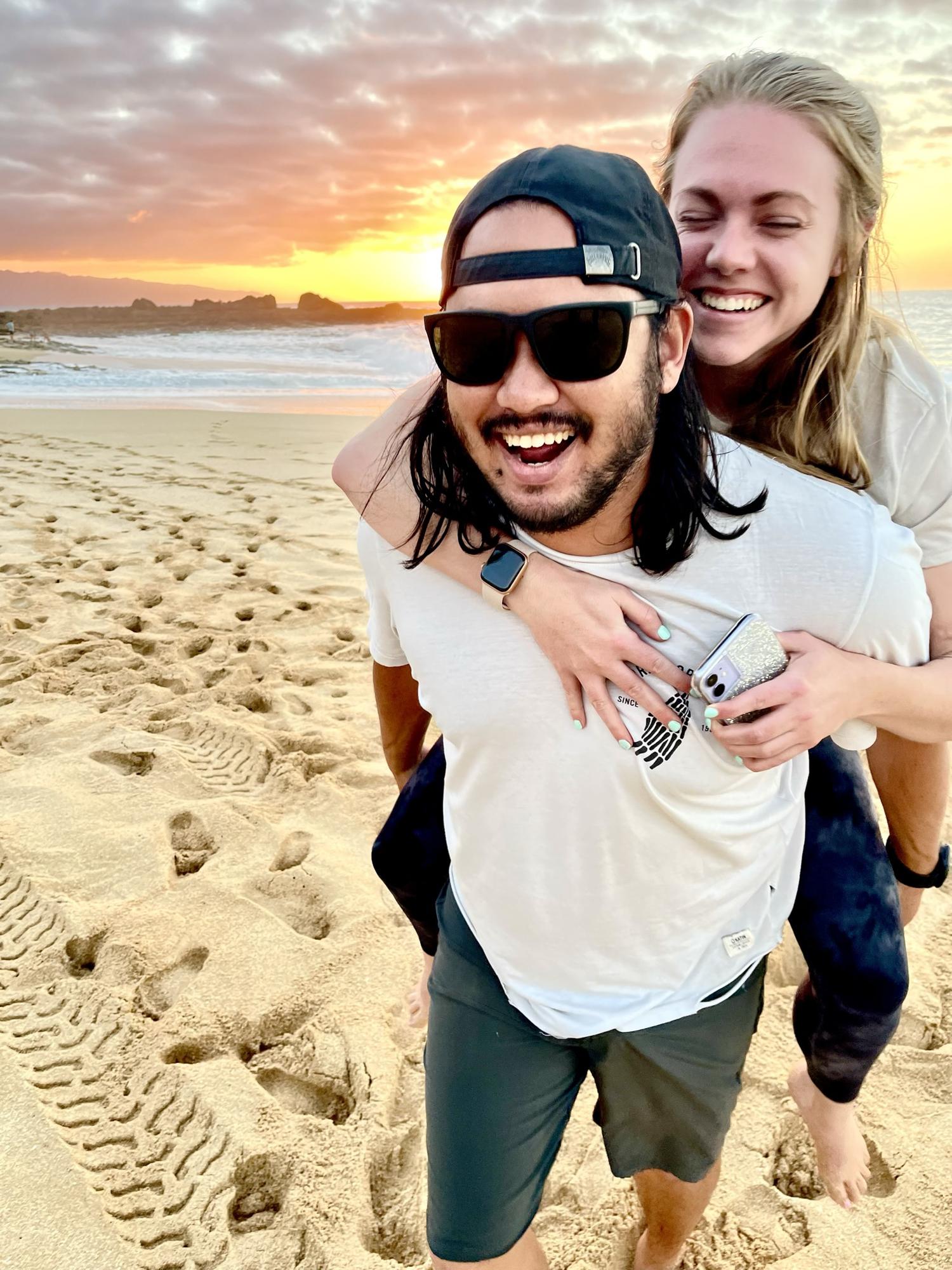 Sunset in Hawaii