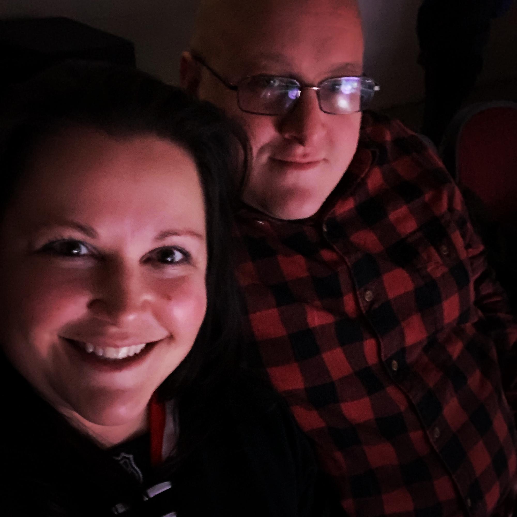 🖤🤍❤️1st Blackhawks game together!❤️🤍🖤