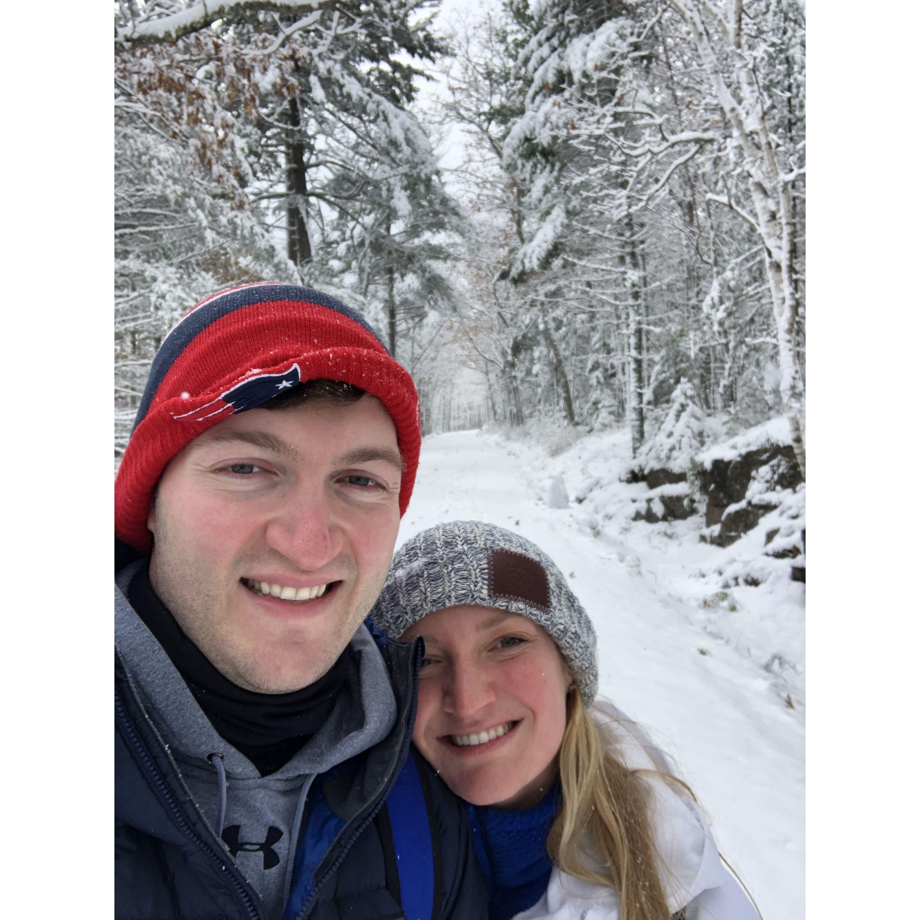 Our first trip together in 2020 to Acadia!