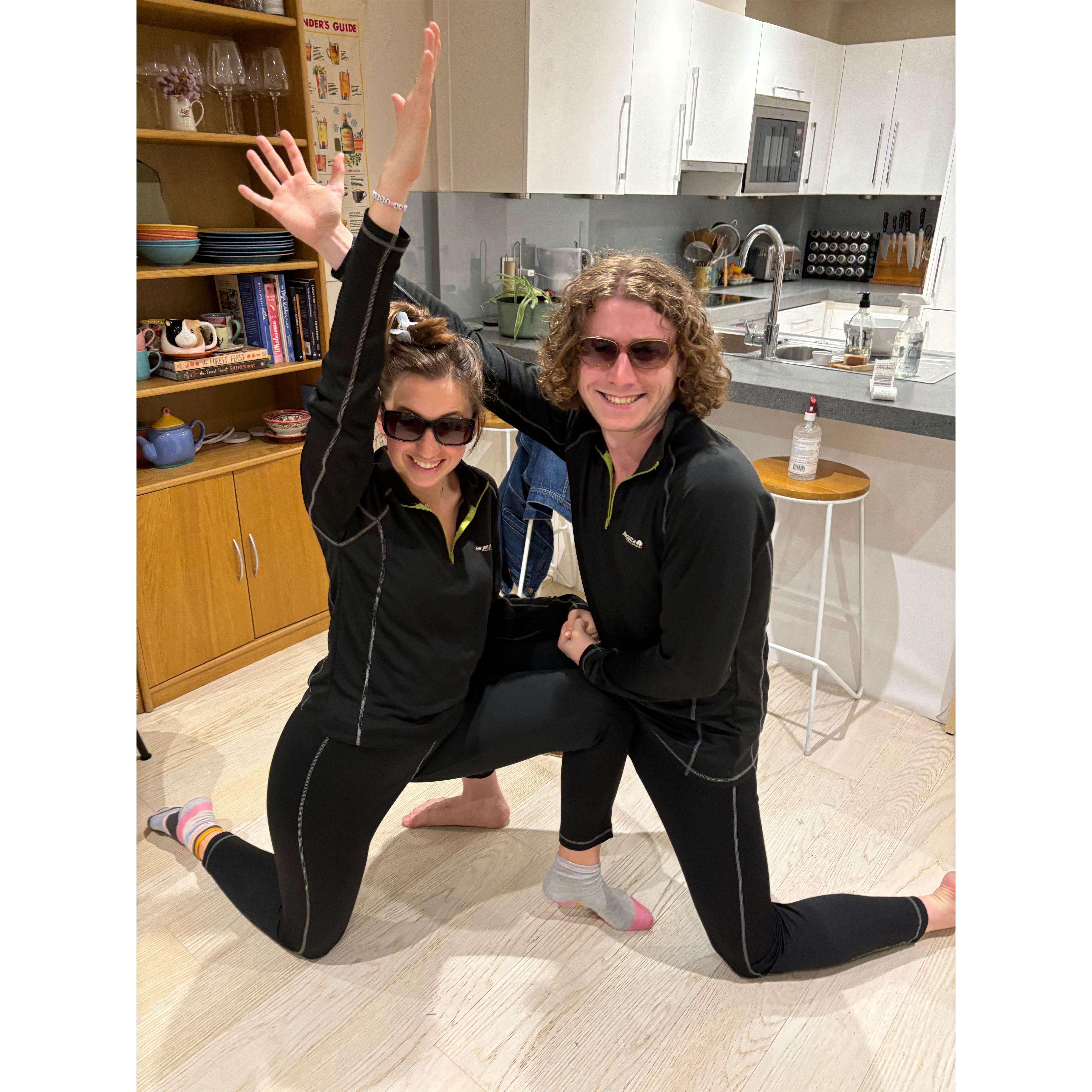 A sneak peek at our wedding outfits