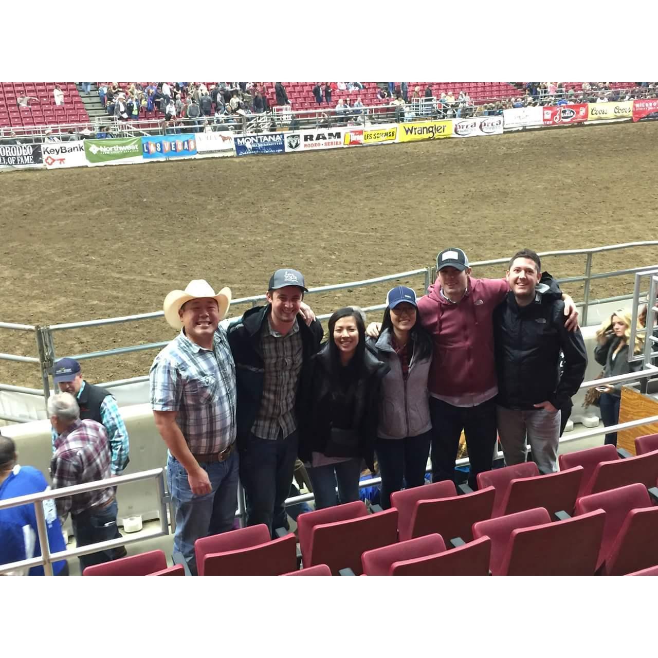 Our first rodeo together.