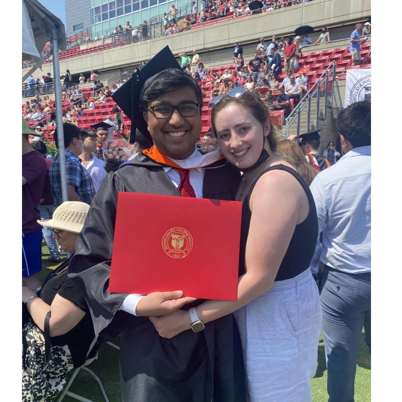 Reetom's RPI Graduation, May 2022