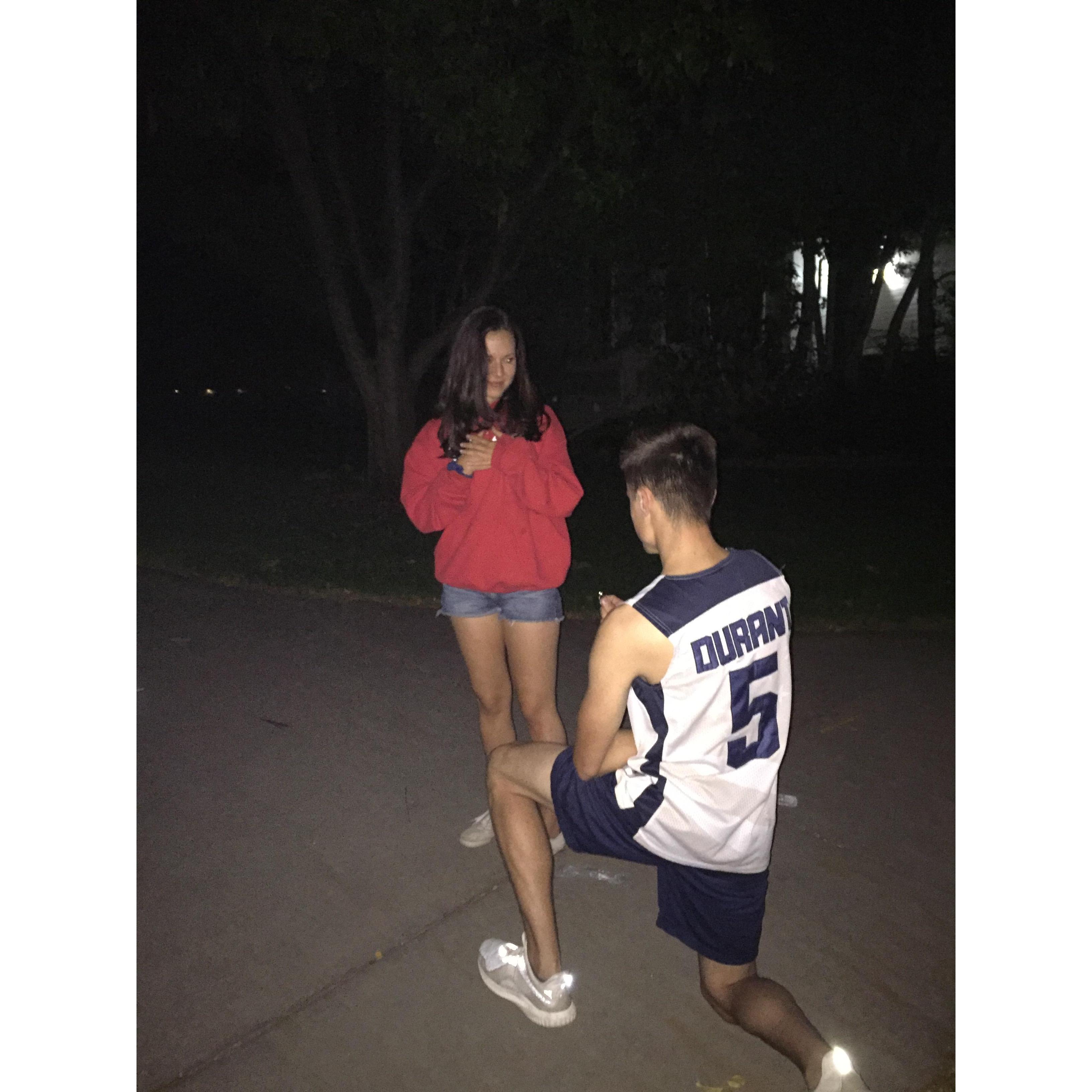 The proposal!