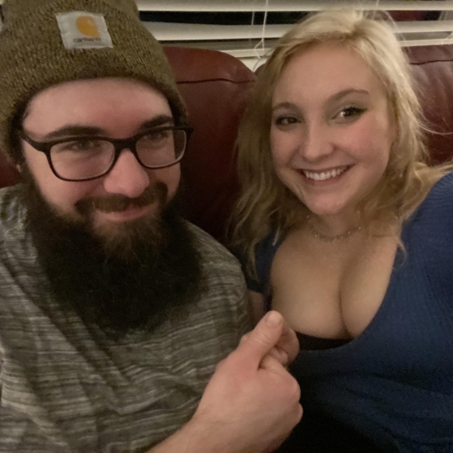 Hannah and Chris’s first picture together! February 2020.