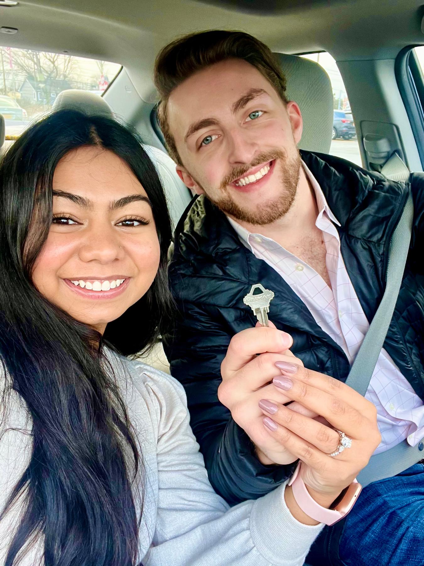 The day we bought our house officially!