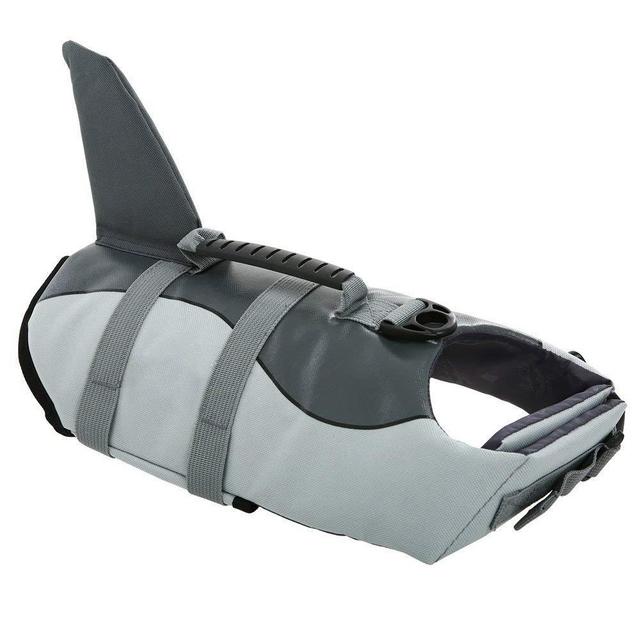 Queenmore Dog Life Jacket Ripstop Dog Safety Vest Adjustable Preserver with High Buoyancy and Durable Rescue Handle for Small,Medium,Large Dogs