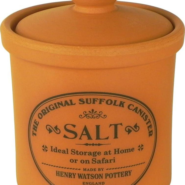 Henry Watson - Salt Jar - Made in England - 3.8 inches x 4 inches