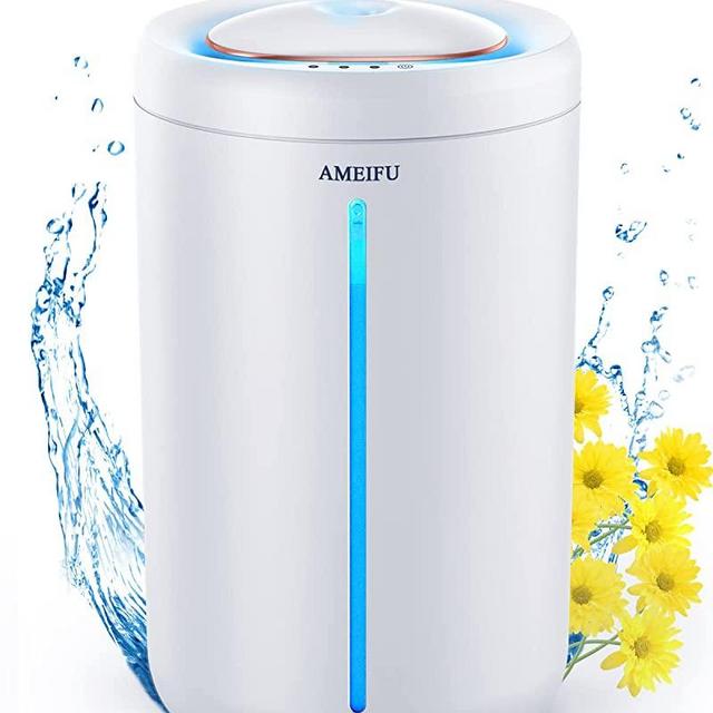 Humidifiers for Large Room 4.5L, Humidifiers for Bedroom Lasts Up to 40 Hours, Cool Mist Humidifiers Top Fill for Baby,Plants and Office Ultrasonic Quiet Auto Shut Off Easy To Clean