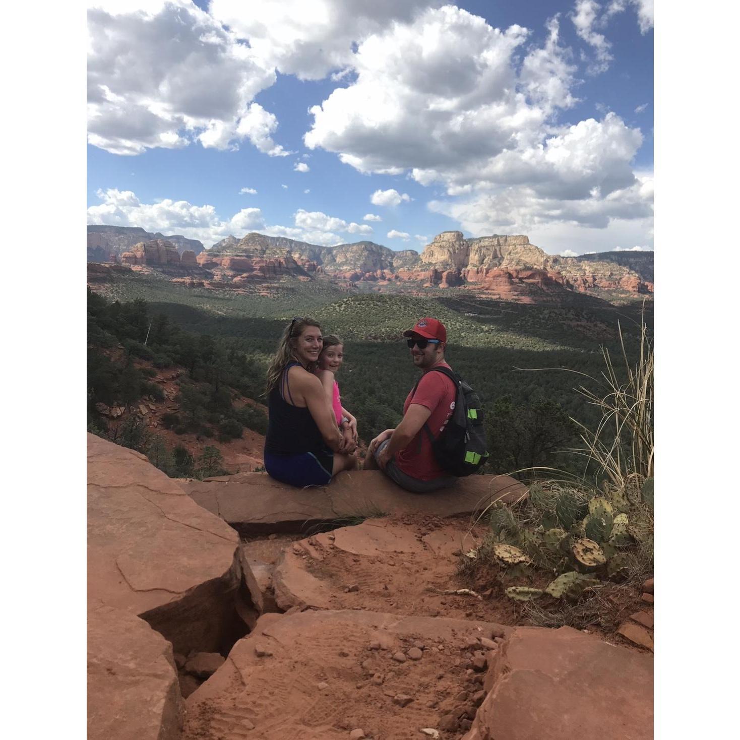 Hiking in Sedona, AZ