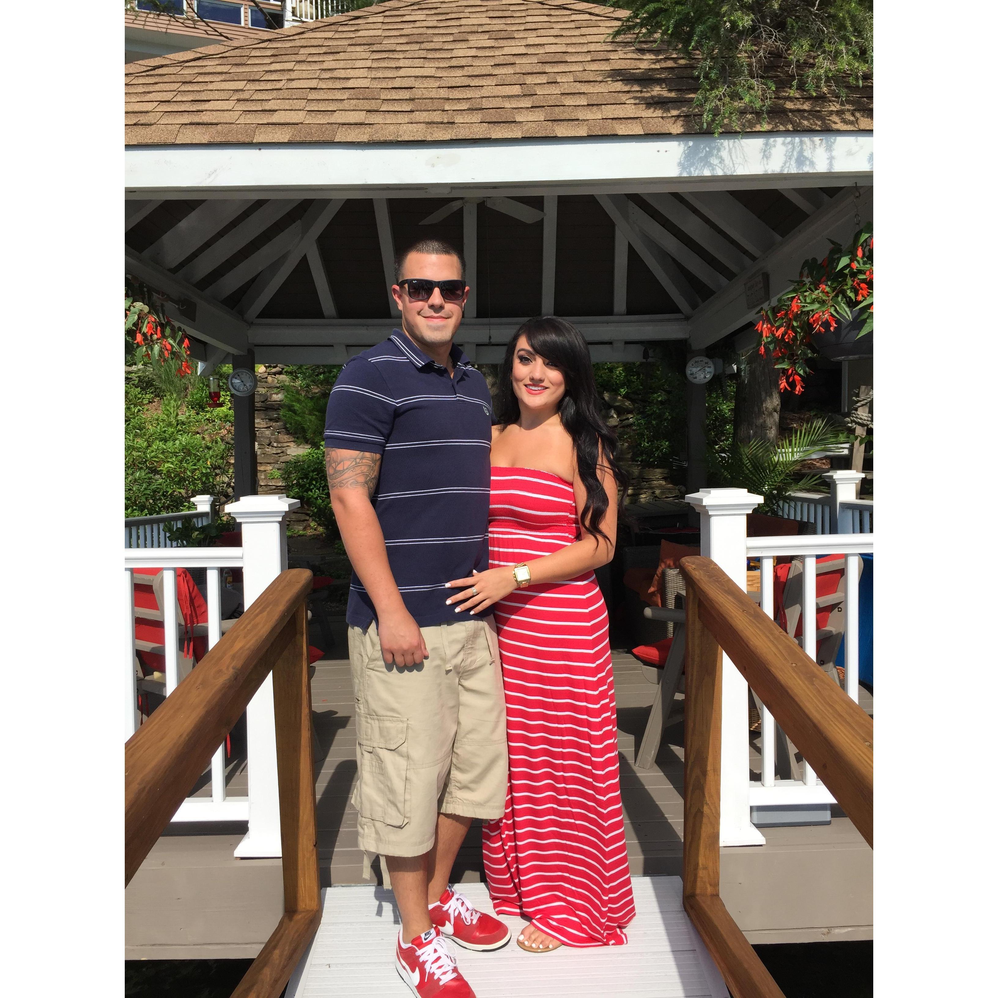 Our first 4th of July together.