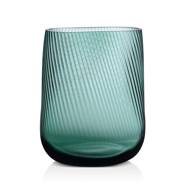 Nude Glass Opti Smoked Green Tall Vase