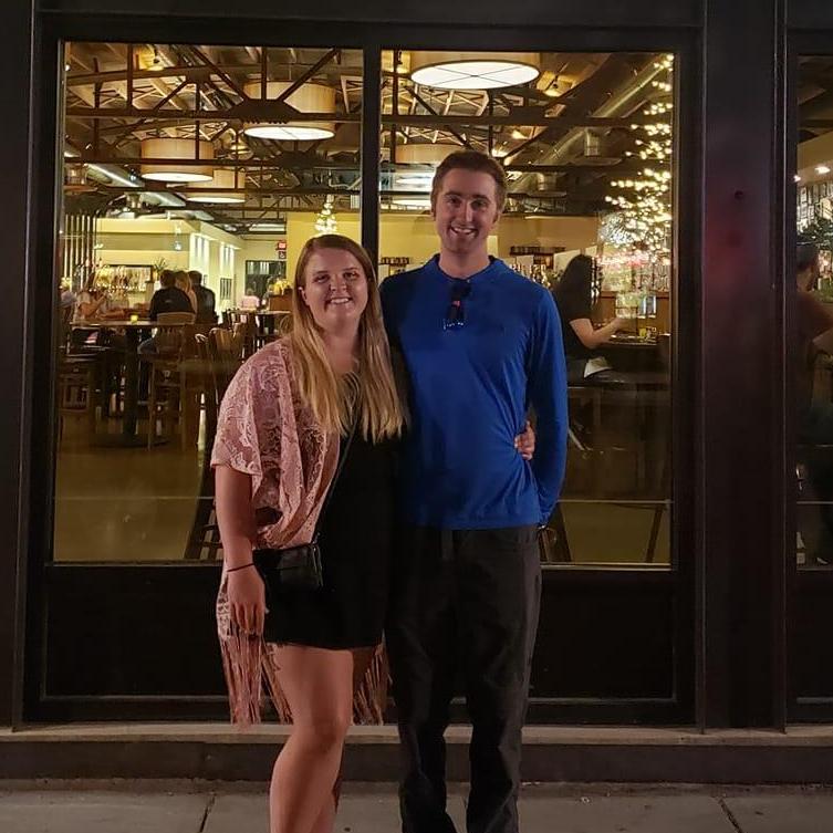 We celebrated our first year anniversary at the restaurant we had our first date, Open Range.