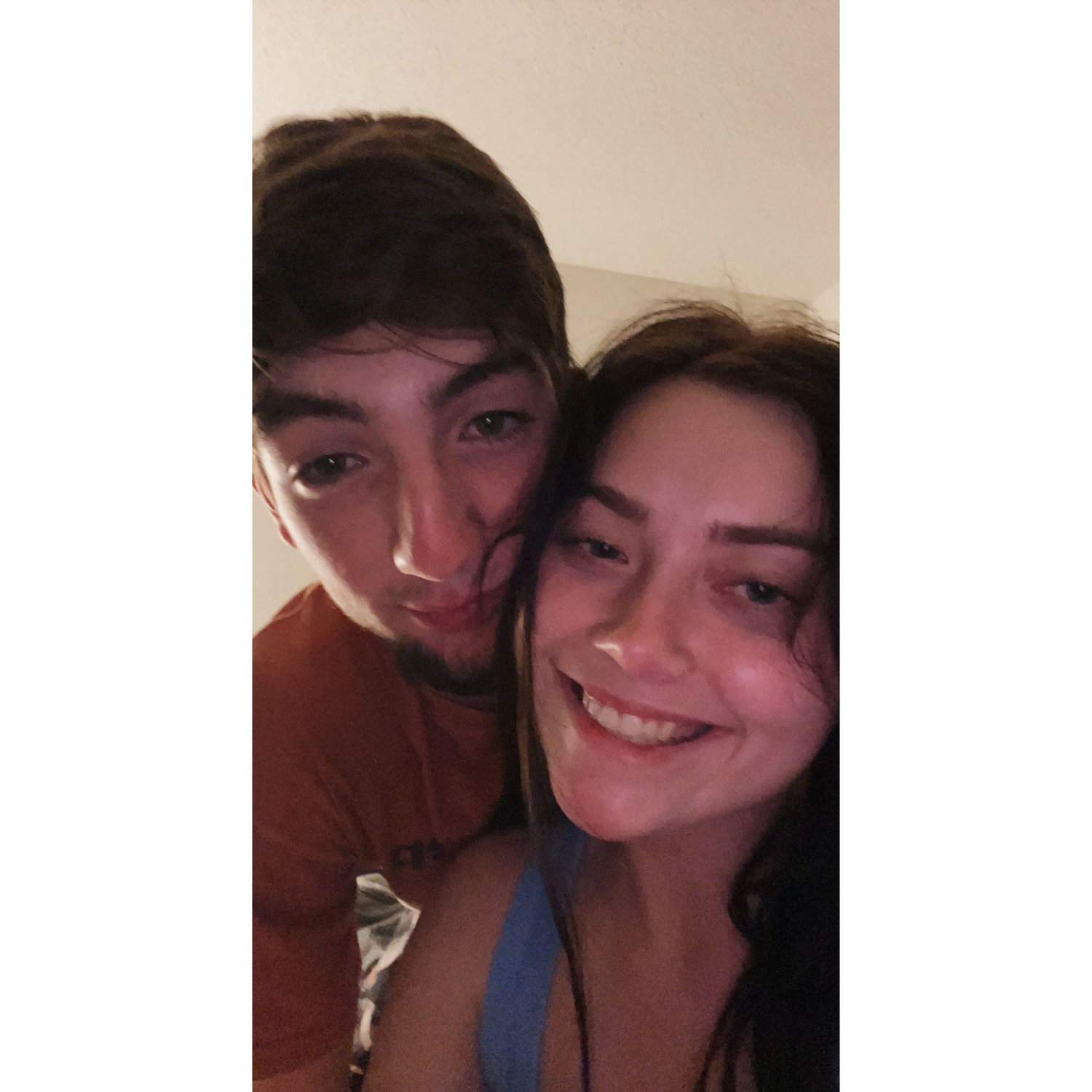 This was taken on a long distance visit during our freshman year of college.