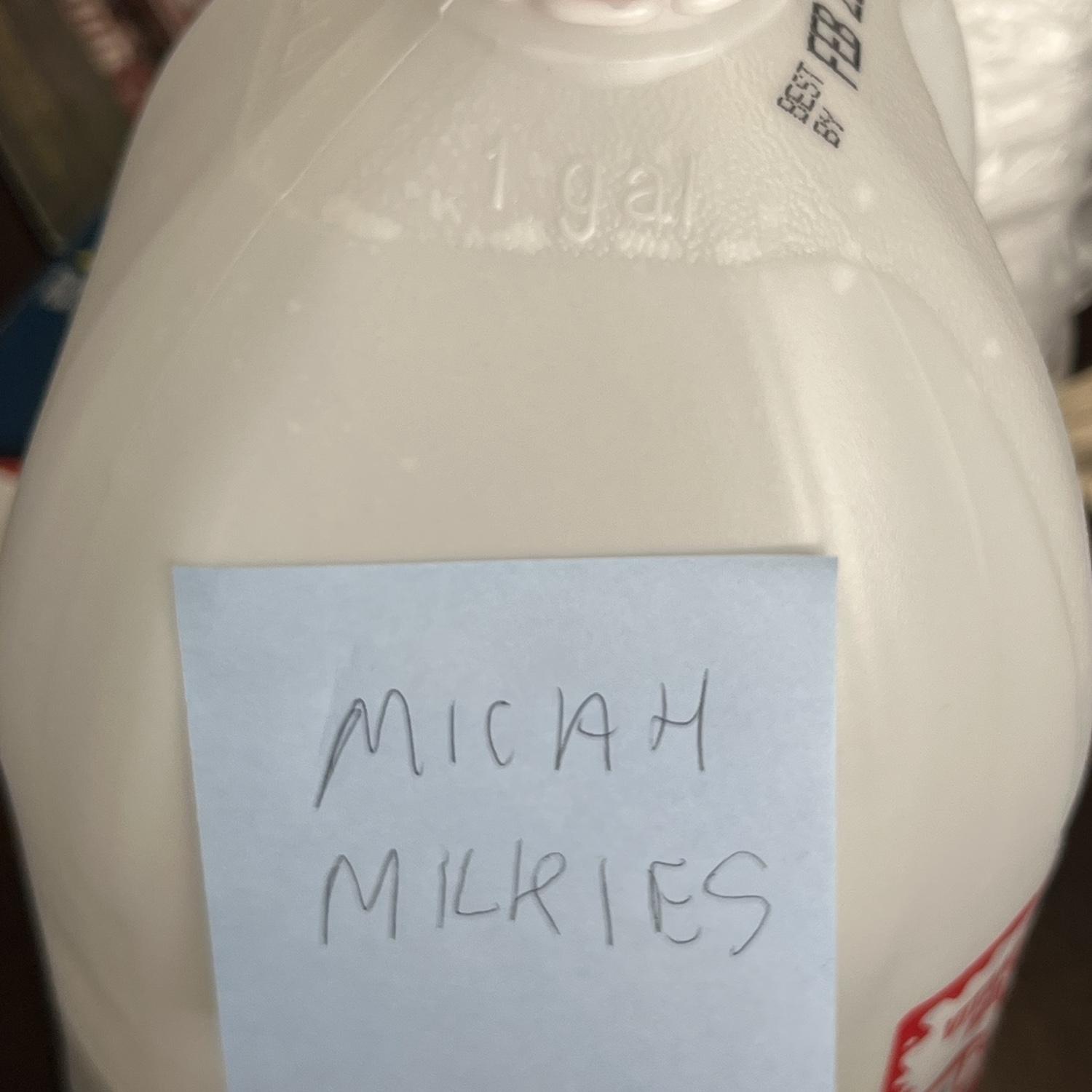Micah left me with his phone number and this picture in my phone…