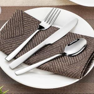 HIWARE 48-Piece Silverware Set with Steak Knives for 8, 18/8 Stainless Steel Flatware Cutlery Set For Home Kitchen Restaurant Hotel, Kitchen Utensils Set, Mirror Polished, Dishwasher Safe