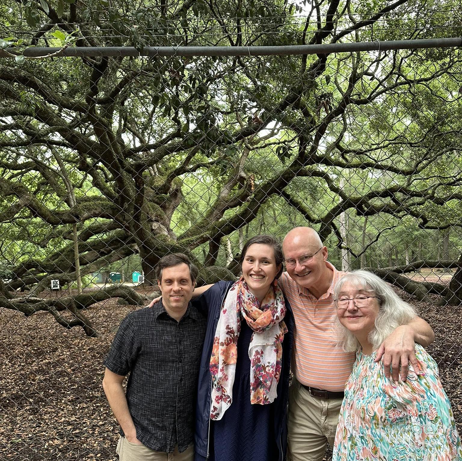 Ruth's parents came to visit (oh and Jered asked their permission to marry her)
[Angel Oak Tree]