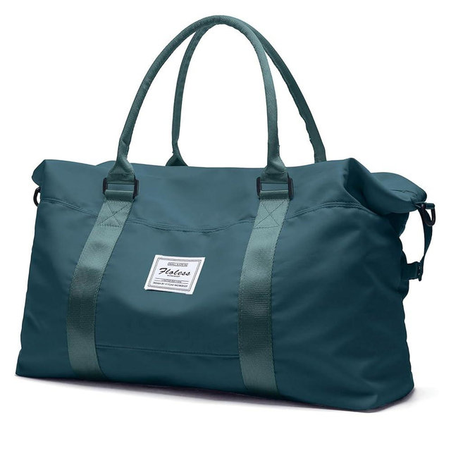 HYC00 Travel Duffel Bag,Carry-on Overnight Weekender Bags for Women,Sports Tote Gym Bag with Wet Pocket