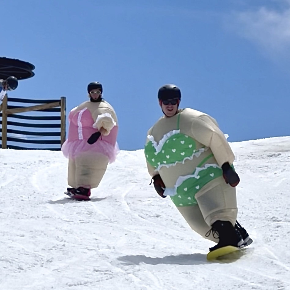 Put on our favorites bikinis for Monarch Mountain closing day spring 2025 🤙