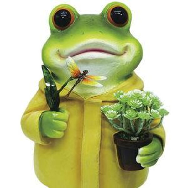 Ceramic Frog Garden Statue - Menards