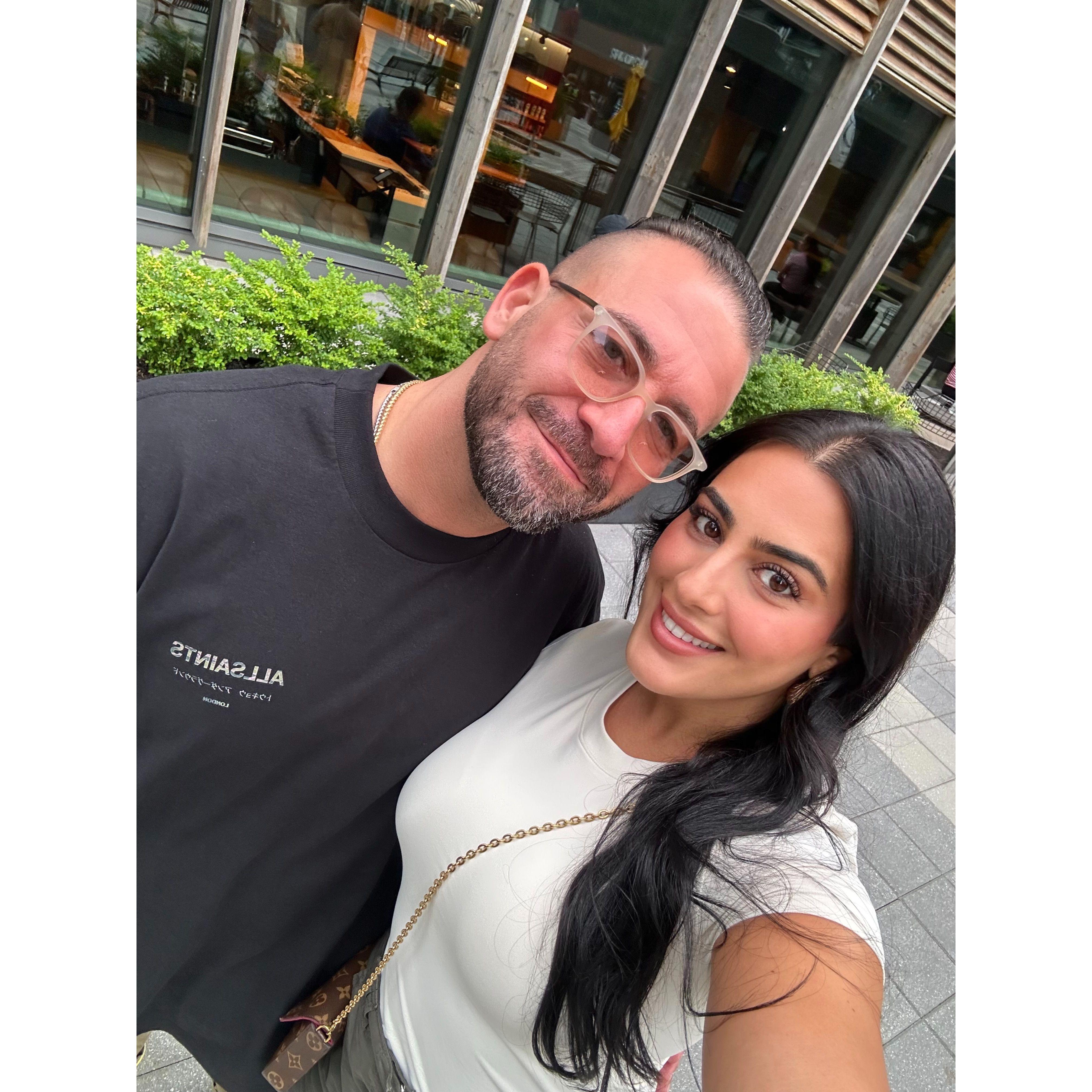 Sami’s first trip to Atlanta — our first solo date and the night he said “I love you.”