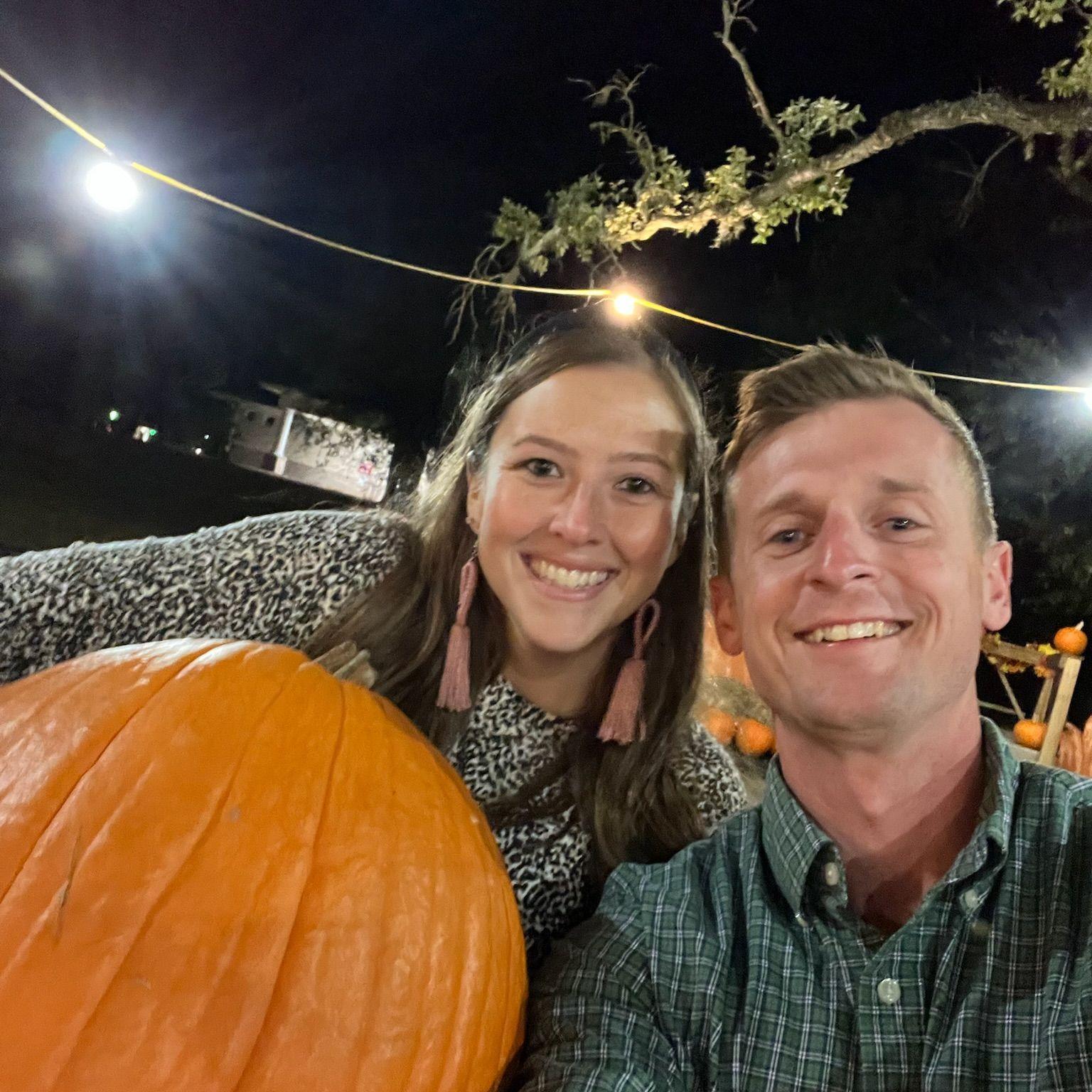 Pumpkin patch date night!