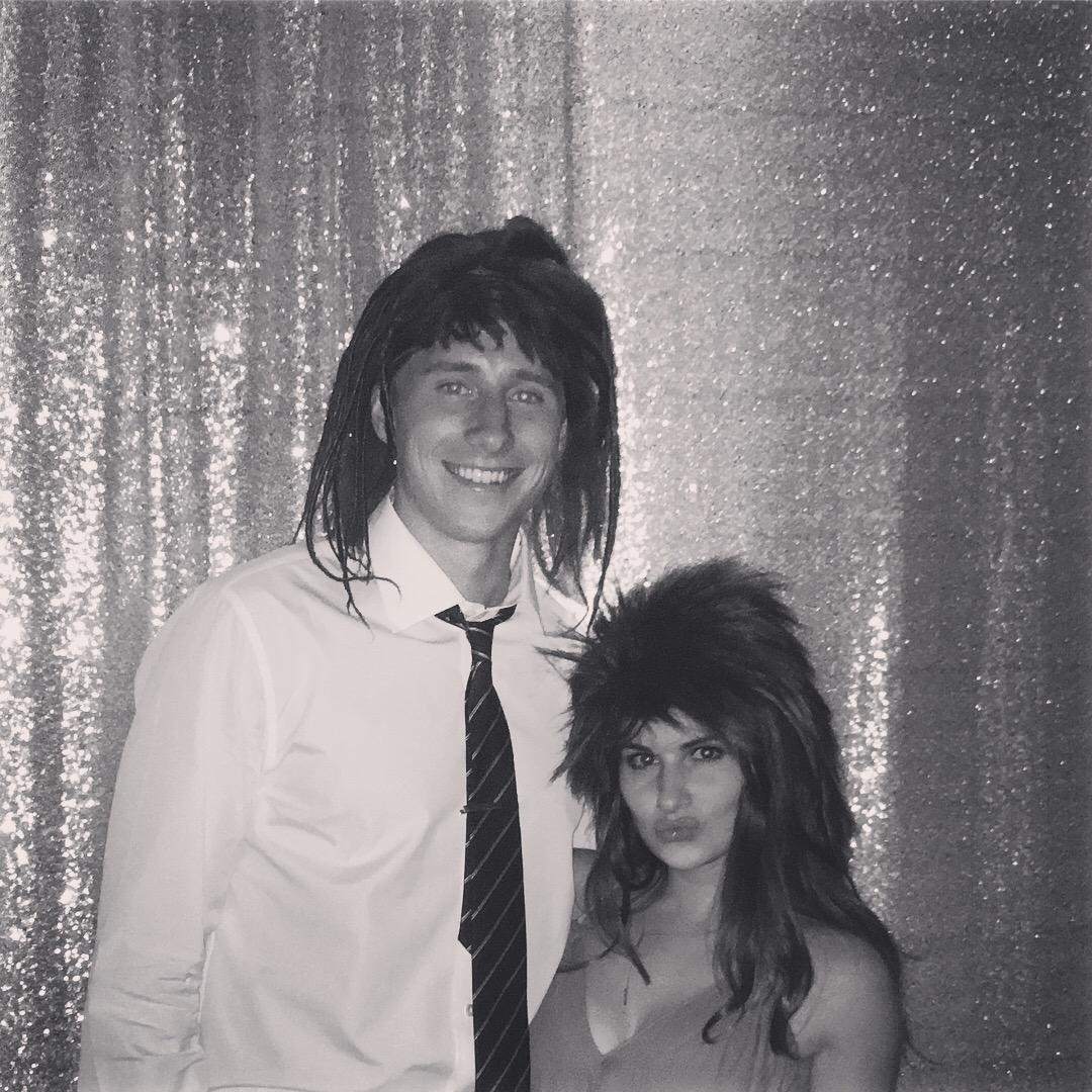 We first said "I love you" right before our friend snapped this pic.