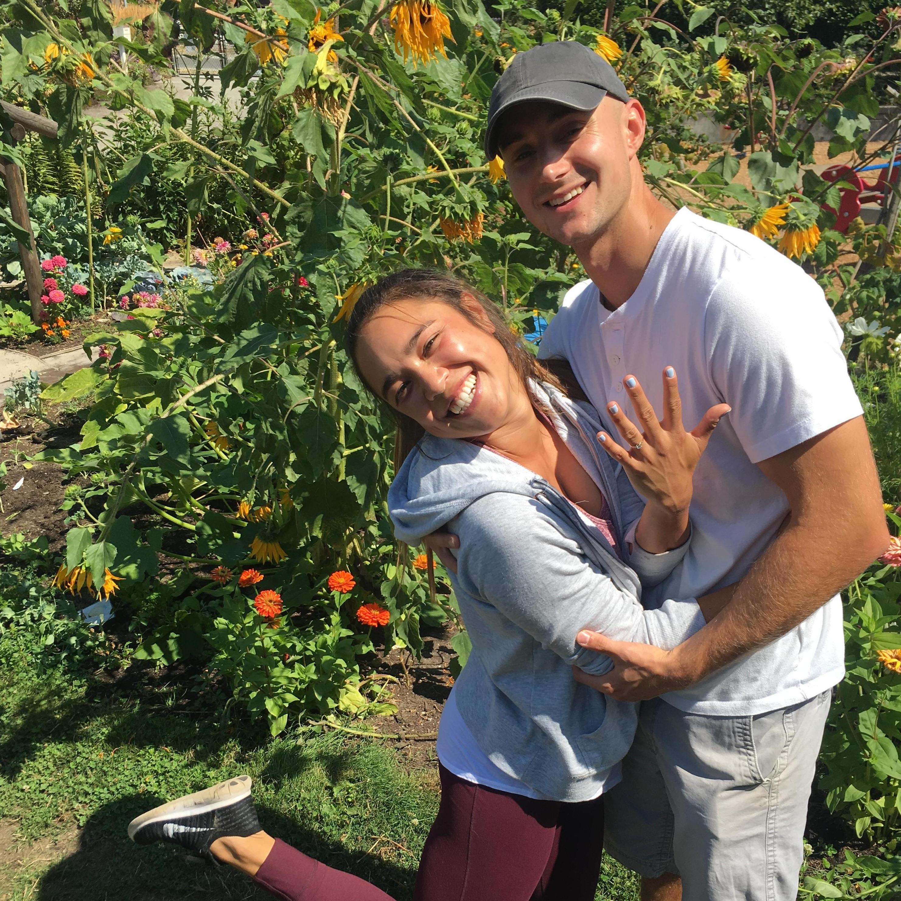 The day we got engaged!!!