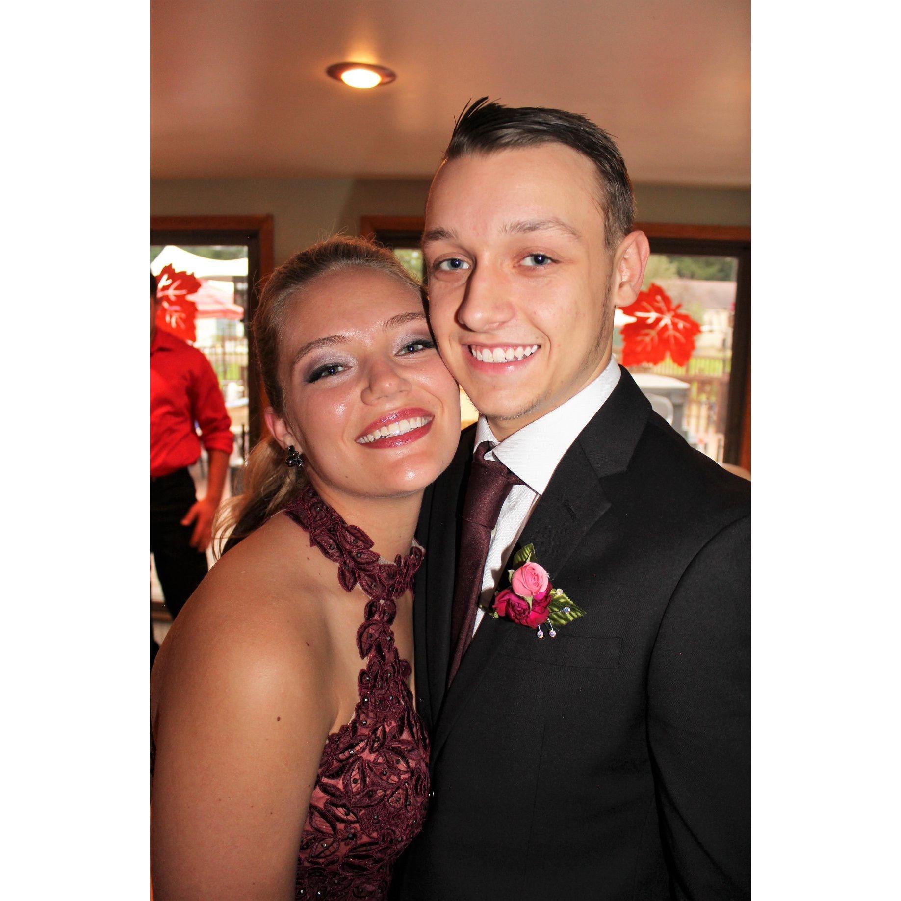 Homecoming of 2019, our second high school dance together!