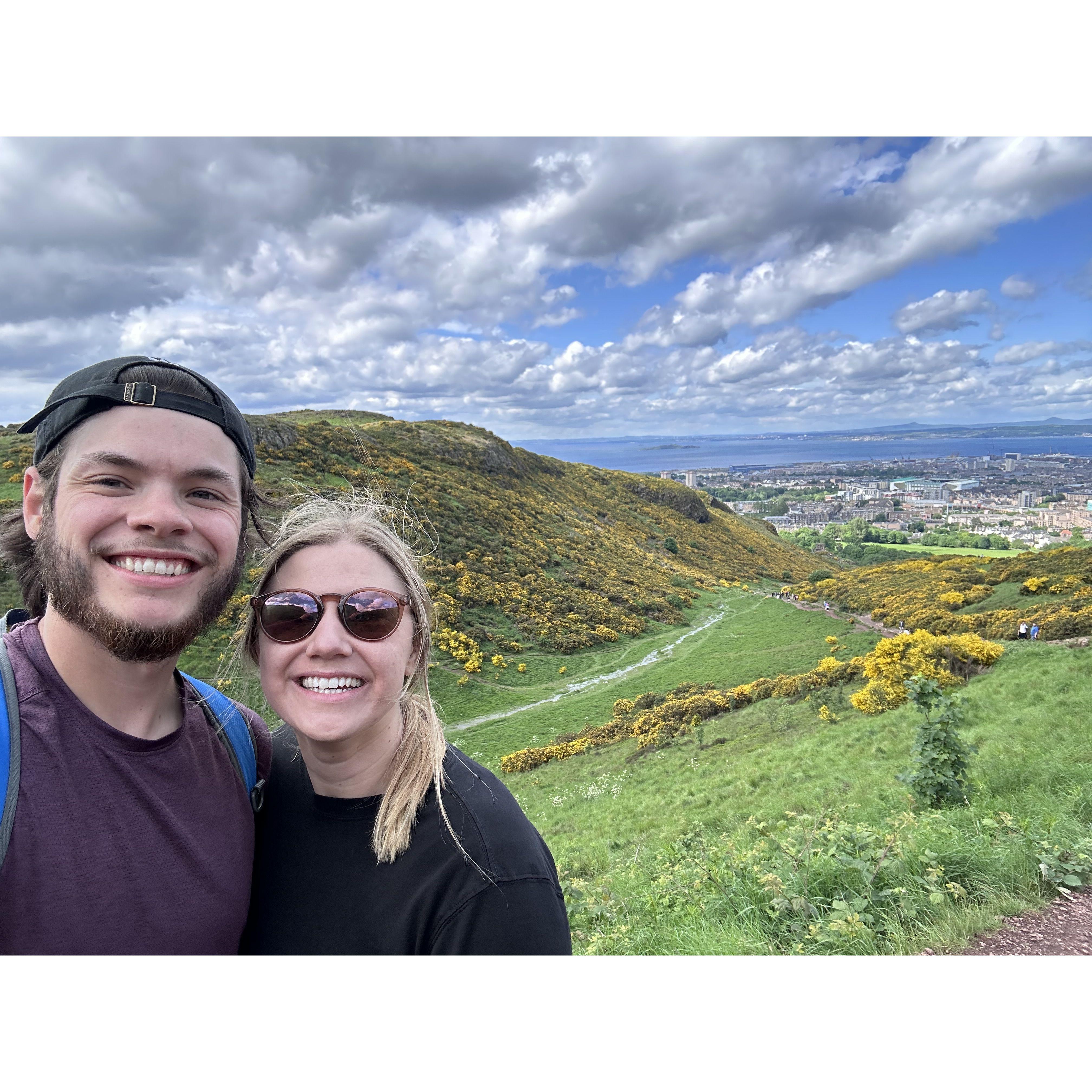 Hike in Edinburgh, Scotland