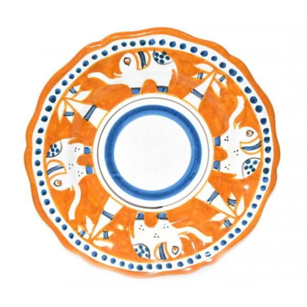 Assortment of Colorful Animal Ceramic Plates from Positano, IT
