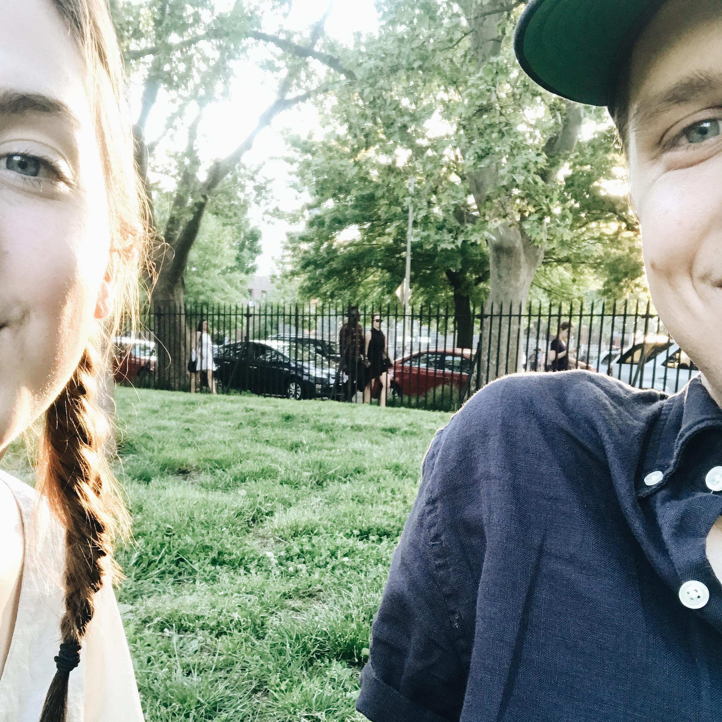 Most of our dates are at parks and coffee shops.