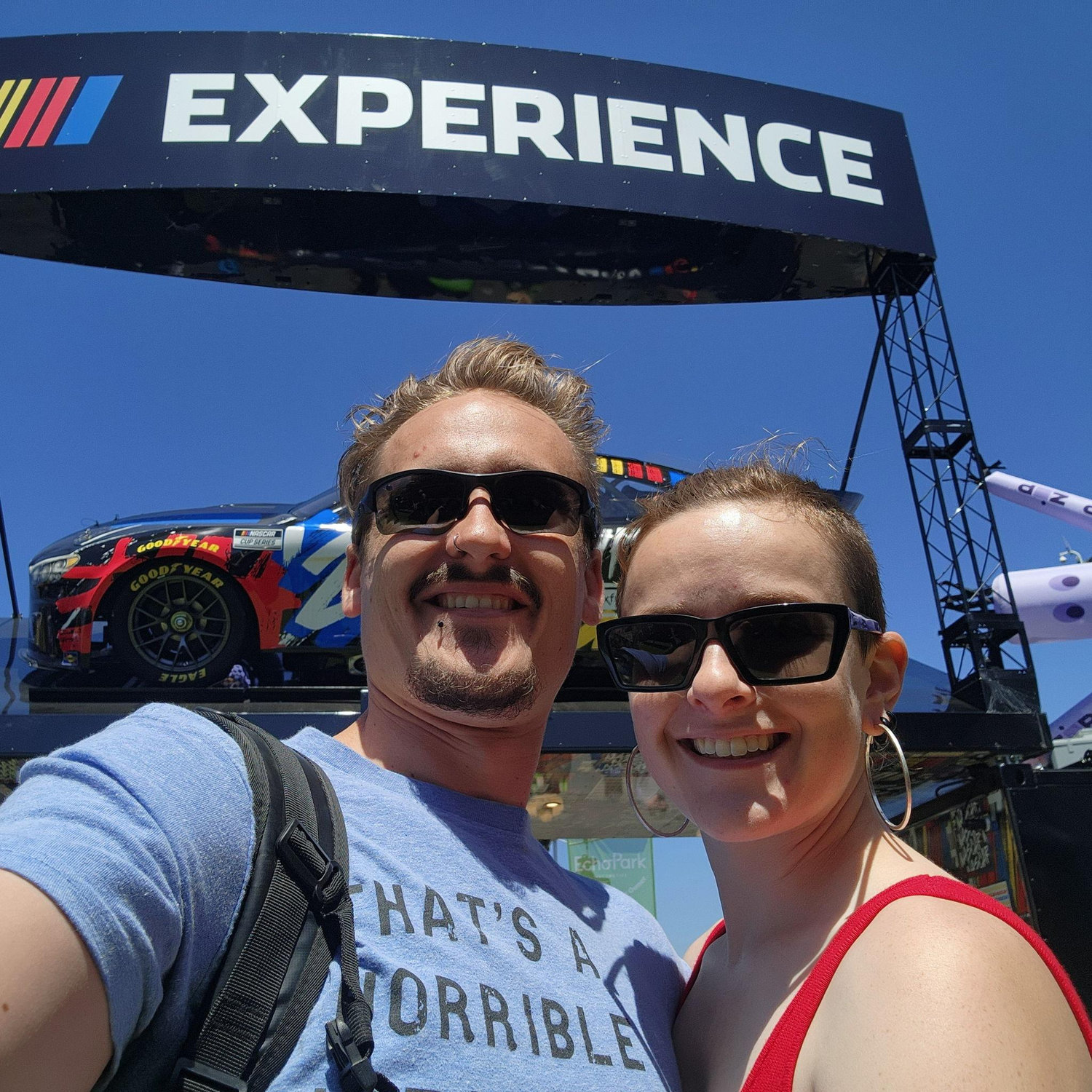 At Nascar Toyota-Save Mart in Sonoma!