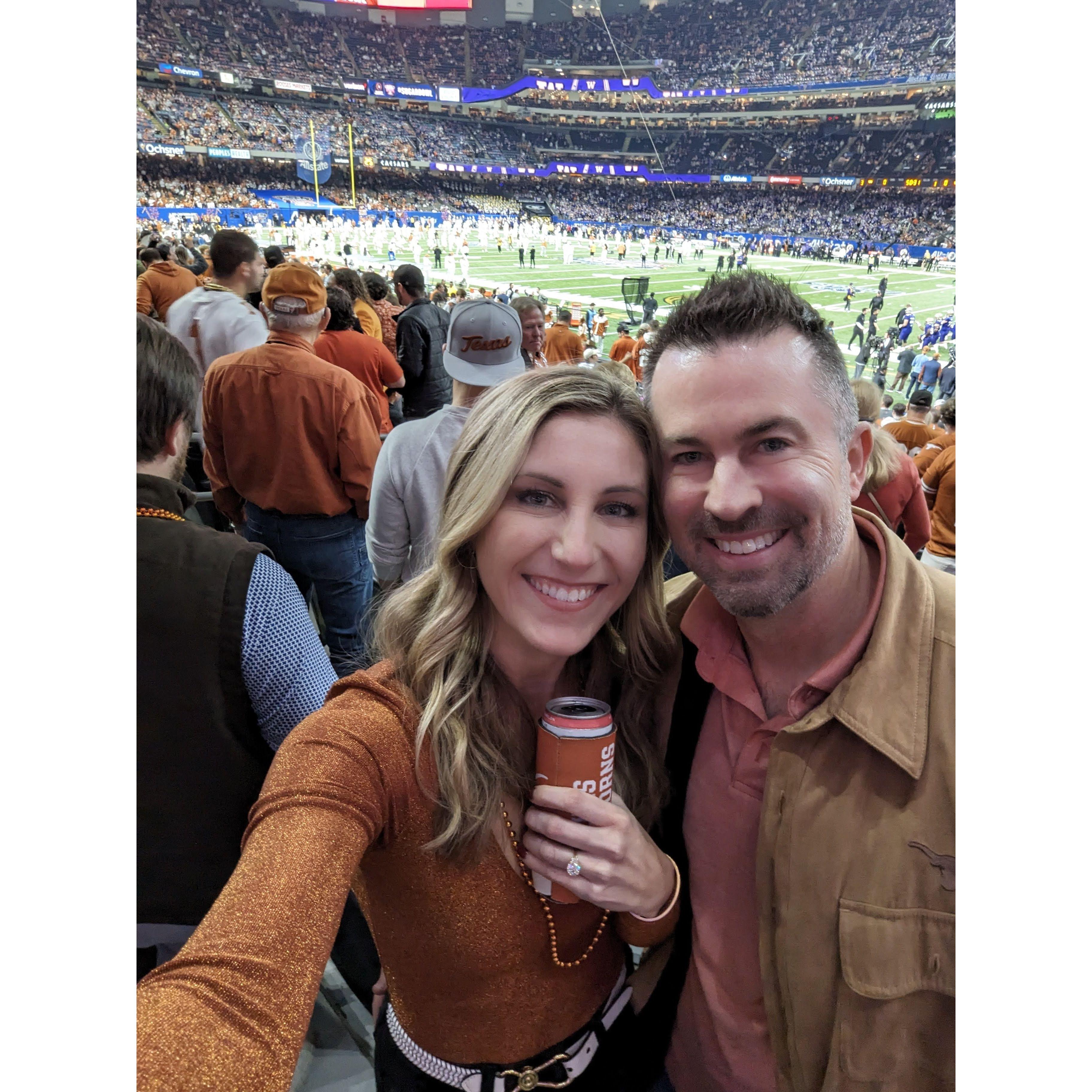 Sugar Bowl Game 2024: the first day of our engagement!