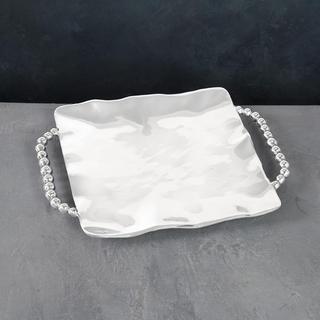 Pearl Perla Square Handled Tray