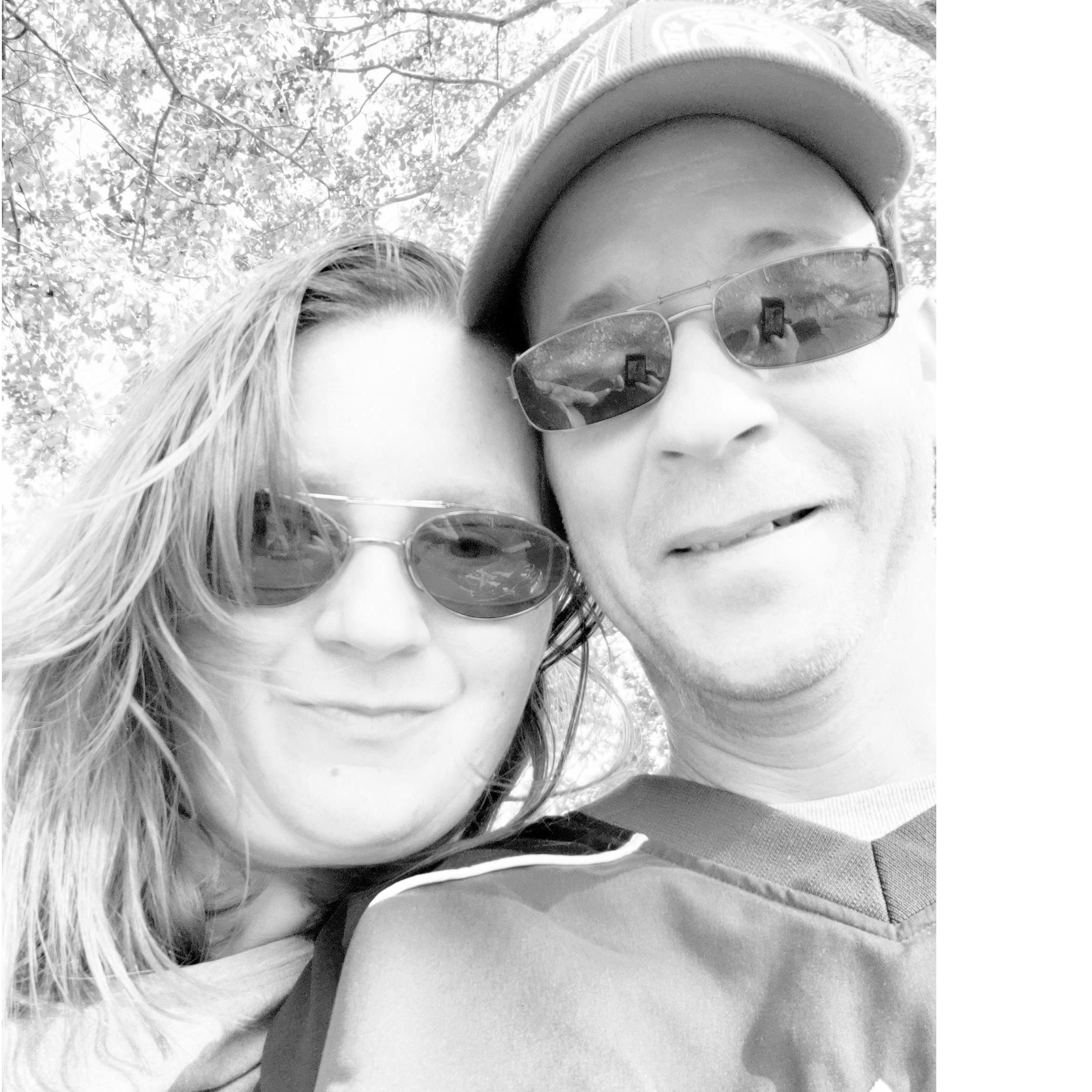 Us just enjoying the out doors