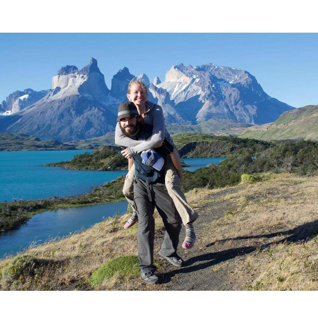 After hiking in Patagonia