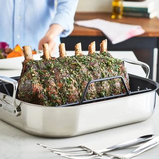 Nonstick Rotisserie Roasting Pan with Rack