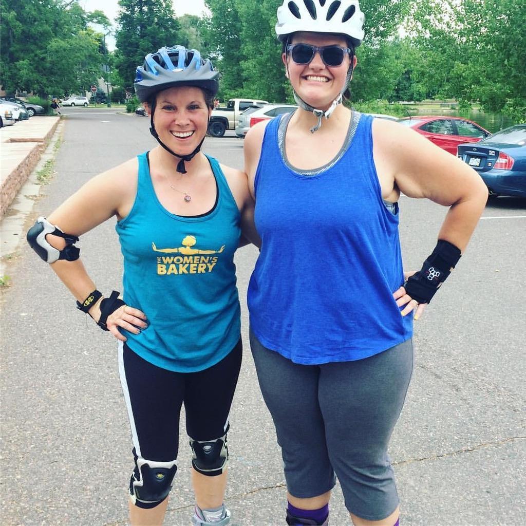 One of our favorite past times: rollerblading! We especially love going for a blade in Washington Park, the site of our wedding ceremony.