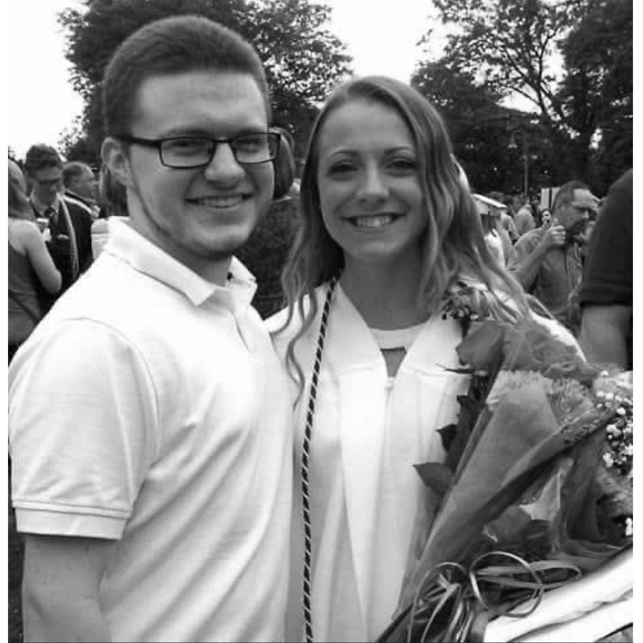 Morgan's highschool graduation in 2017.